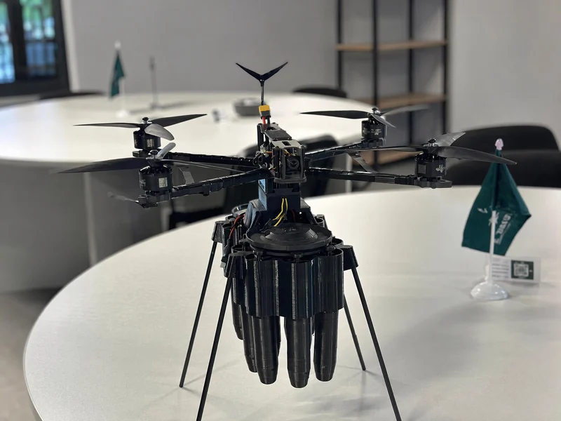 FPV-дрон с дополнительным оборудованием
